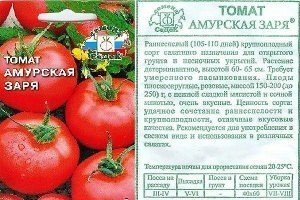 Семена томат амурская заря